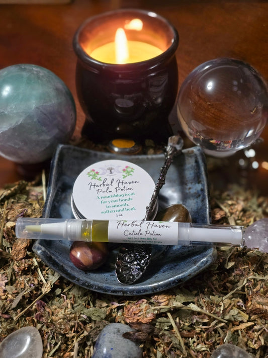 Herbal Haven Cuticle Potion and Palm Potion Set