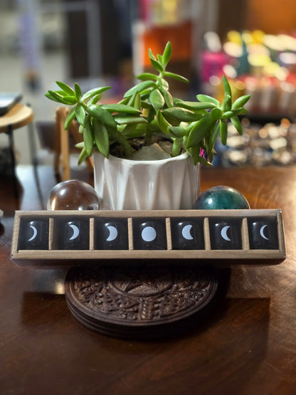 Moon Phases Chime/Spell Candle Holders