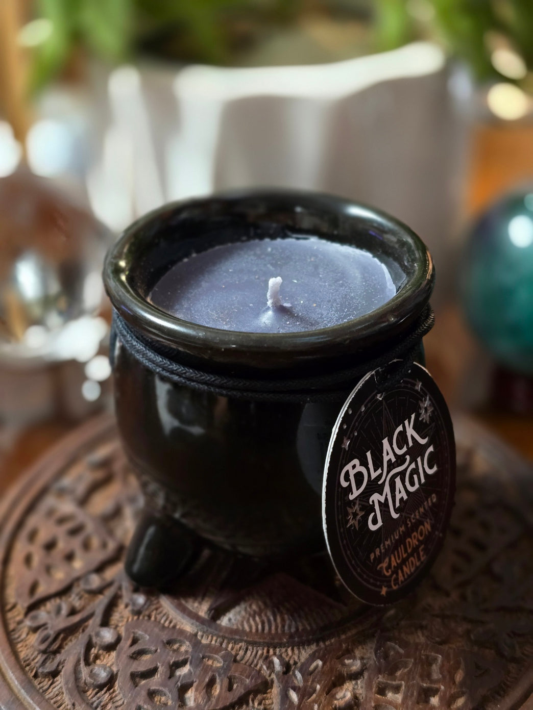 Black Magic Cauldron Candles