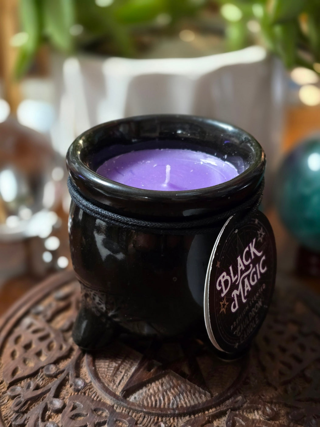 Black Magic Cauldron Candles