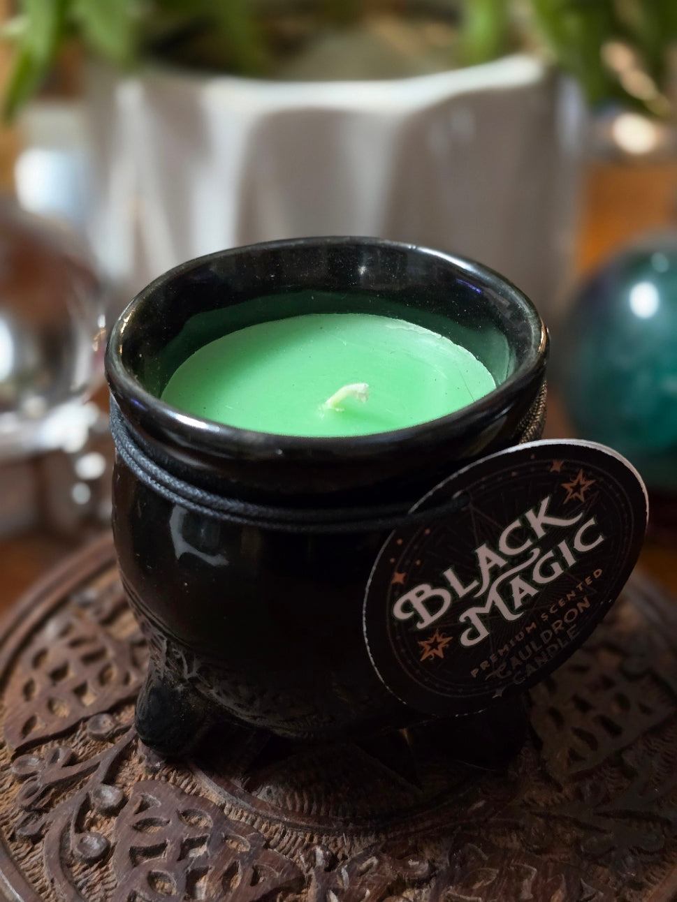 Black Magic Cauldron Candles