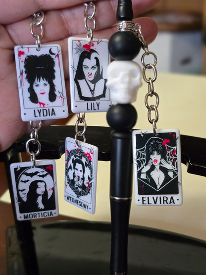 Spooky Girls Pen Set with Charms